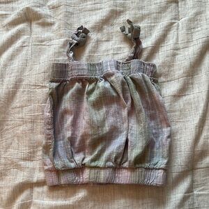 Pastel Striped Sleeveless Top